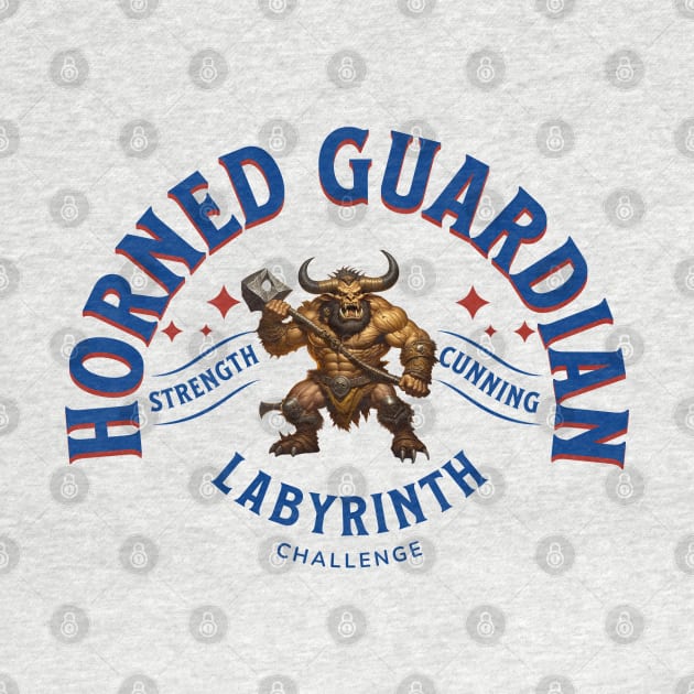 Horned Guardian of the Labyrinth by Mugs and threads by Paul